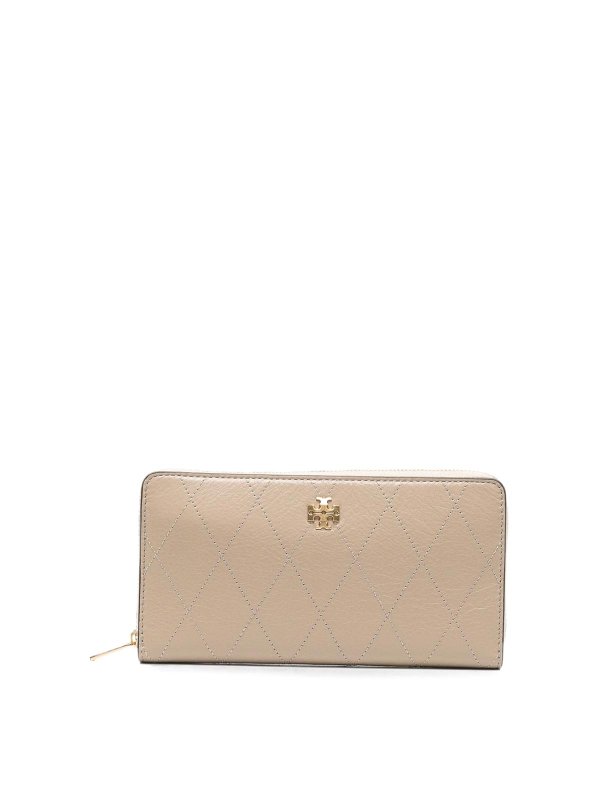 TORY BURCH: 財布＆ポーチ - 財布 - ベージュ