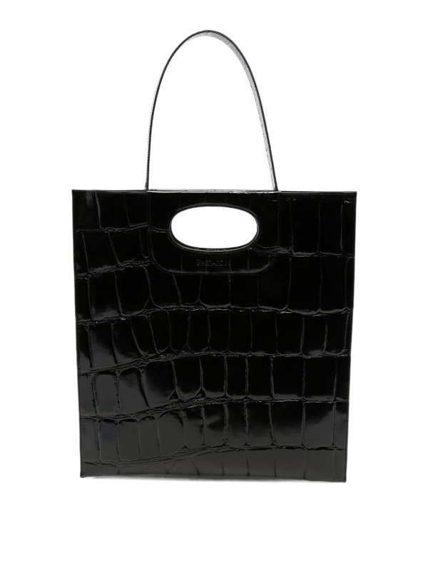 GHERARDINI: トートバッグ - トートバッグ - 黒