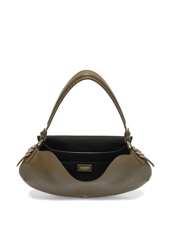 The Best Shops GANNI: ショルダーバッグ - ショルダーバッグ - 緑