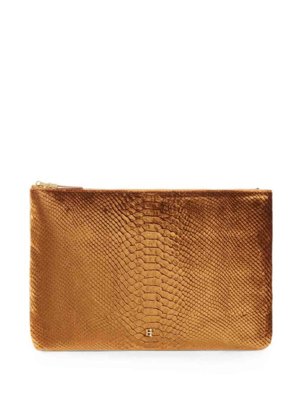 ELISABETTA FRANCHI: クラッチバッグ online - クラッチバッグ - ブラウン