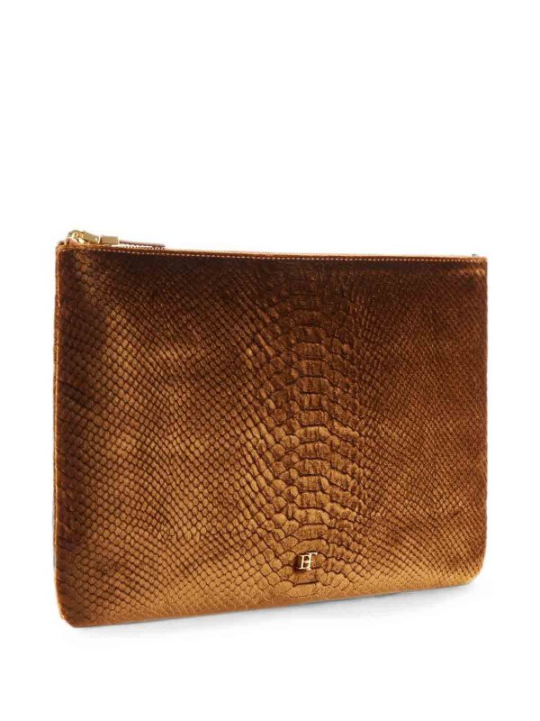 The Best Shops ELISABETTA FRANCHI: クラッチバッグ - クラッチバッグ - ブラウン