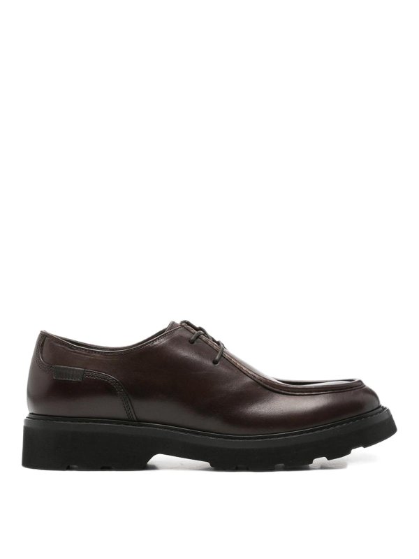 WOOLRICH: scarpe stringate - Scarpe stringate marrone scuro