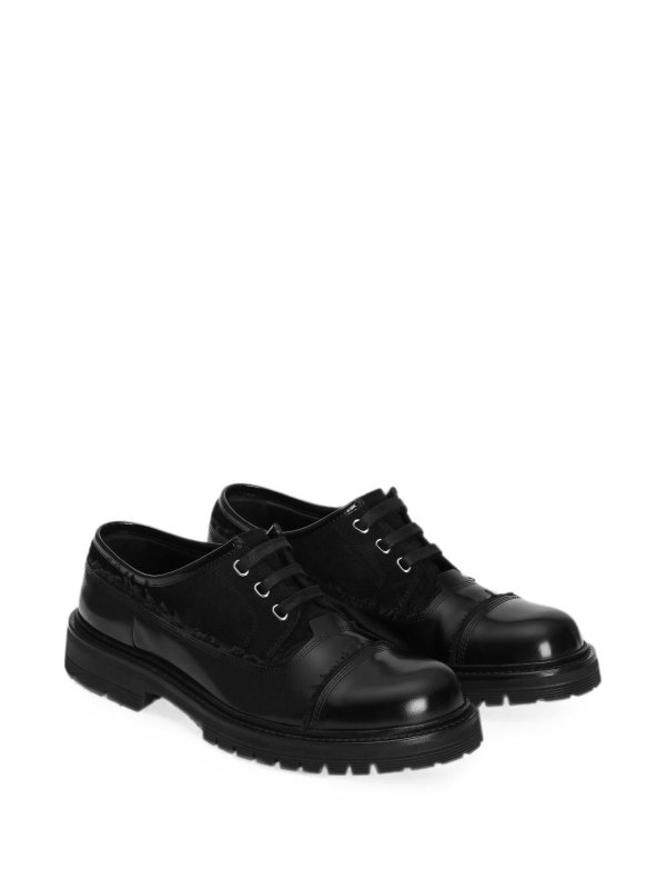DOLCE & GABBANA: レースアップシューズ online - 編み上げ靴 - 黒
