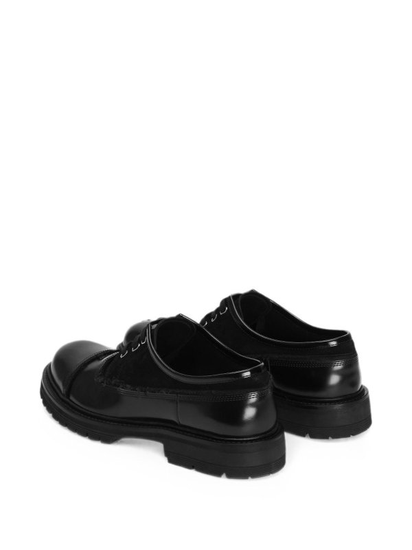 The Best Shops DOLCE & GABBANA: レースアップシューズ - 編み上げ靴 - 黒