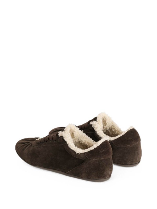 DOLCE & GABBANA: Chaussures de sport online - Baskets - Marron
