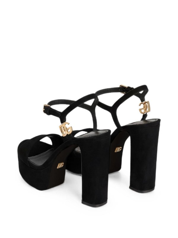 The Best Shops DOLCE & GABBANA: サンダル - サンダル - 黒