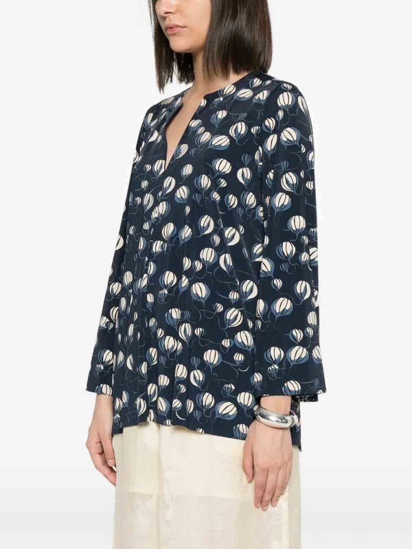 The Best Shops SIYU: Strickpullover mit V-Ausschnitt - V-Pullover - Blau