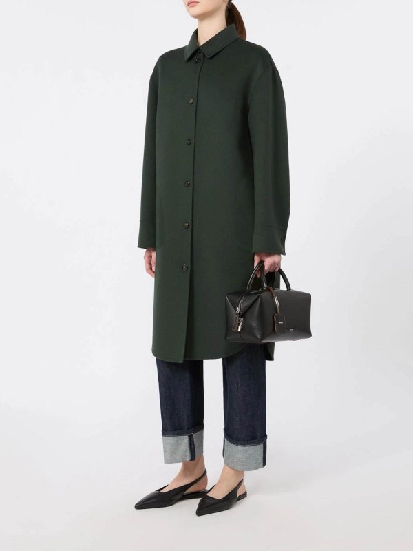 S MAX MARA: ニーレングスコート online - 膝丈コート - 緑