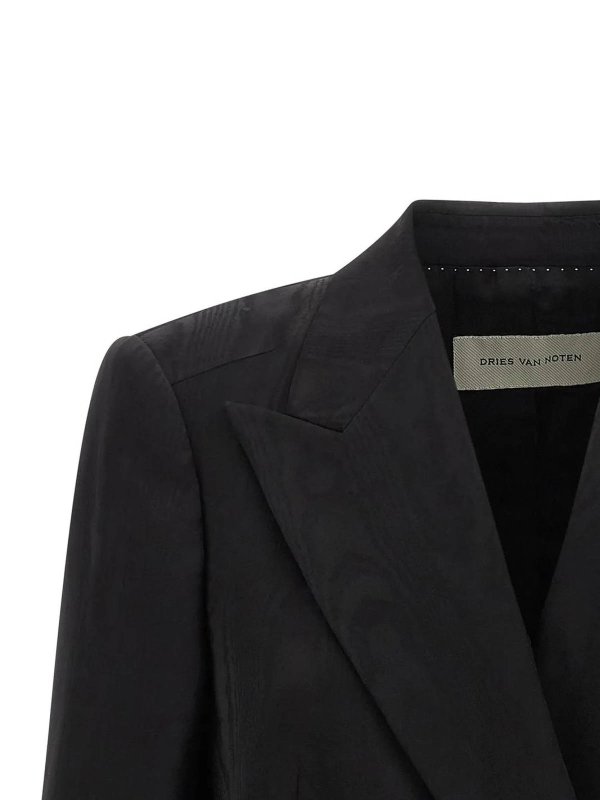 The Best Shops DRIES VAN NOTEN: ブレザー - ブレザー - 黒