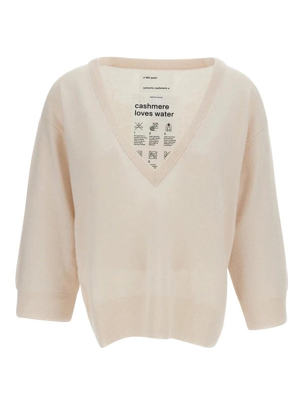 EXTREME CASHMERE: クルーネック - クルーネック - 白