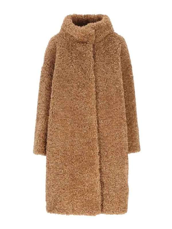 HERNO: Pelz und Shearling - Pelz - Camel