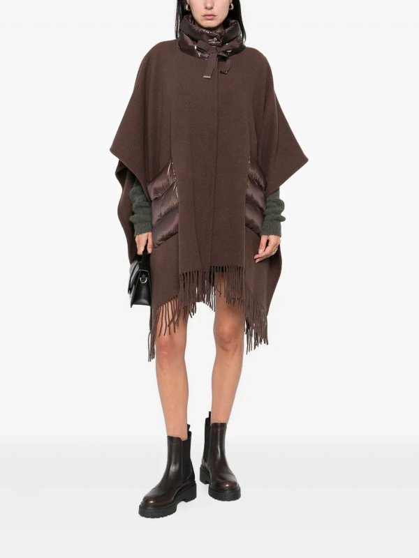 HERNO: Capes & Ponchos online - Cape - Marron Foncé
