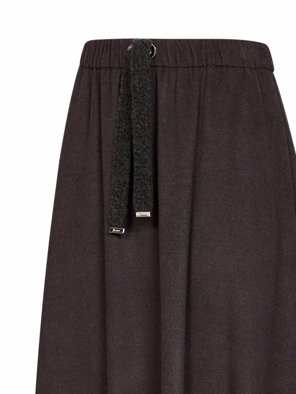 HERNO: ロングシャツ online - ロングスカート - ダークブラウン