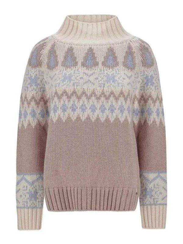 HERNO: Pull col rond - Pull Col Rond - Blanc