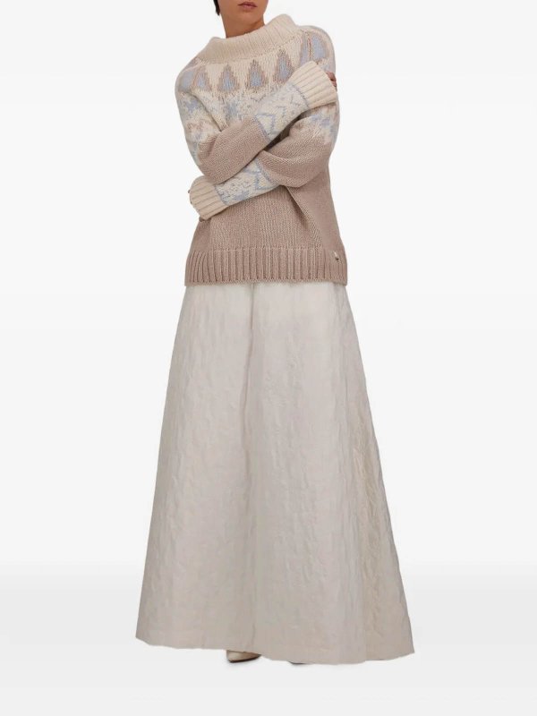 HERNO: Pull col rond online - Pull Col Rond - Blanc