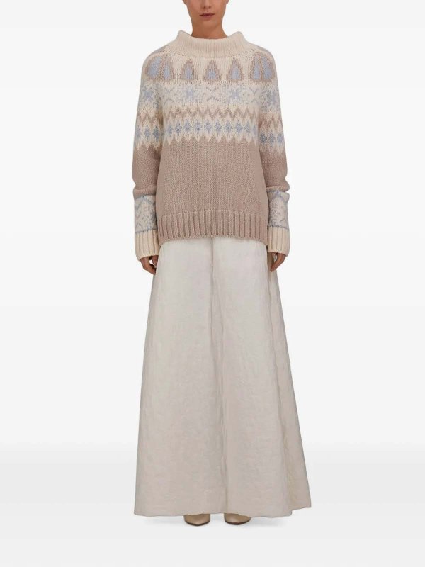 The Best Shops HERNO: Pull col rond - Pull Col Rond - Blanc