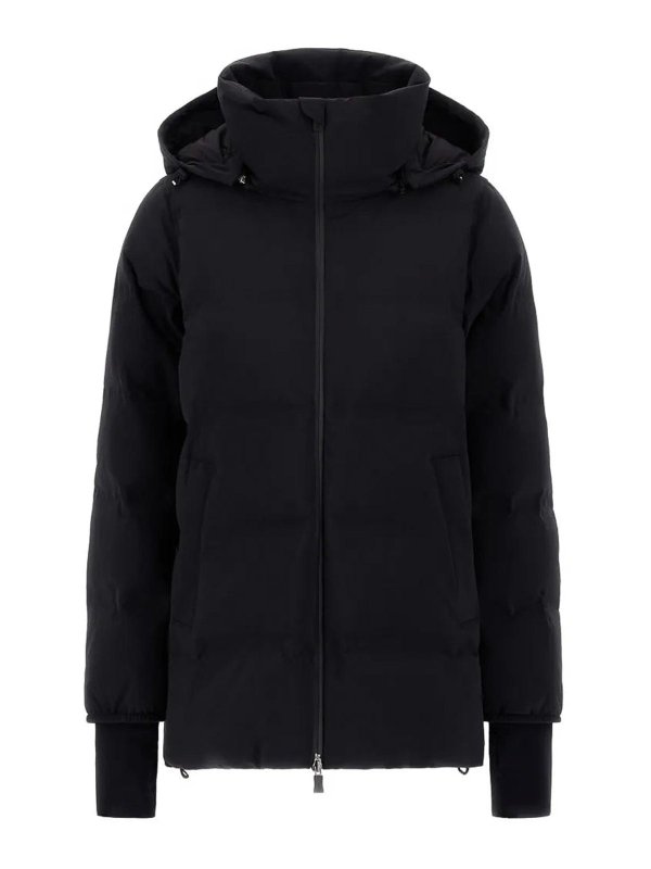HERNO: padded jackets - Medium Down Jacket with Black Hood