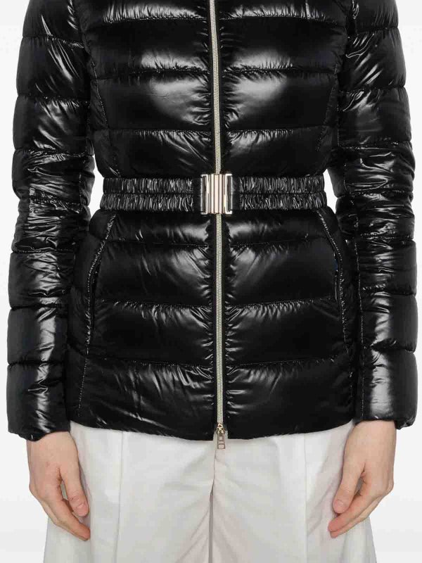 The Best Shops HERNO: padded jackets - Short Black Down Jacket