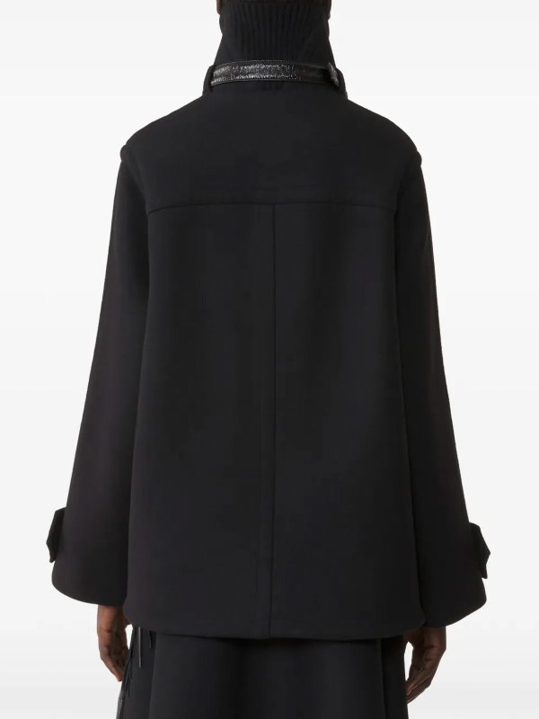 Short Black Coat shop online: LANVIN
