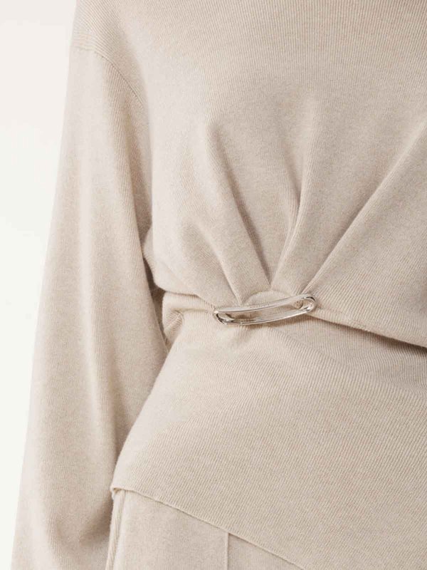LANVIN buy online Pull Col Rond - Crème
