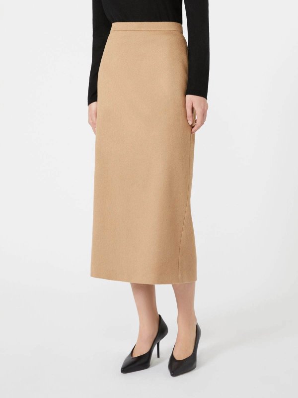 Max Mara: ニーレングススカート＆ミディ丈 online - 膝丈/ミディスカート - キャメル