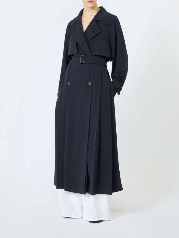 Max Mara: トレンチコート online - トレンチコート - ブルー