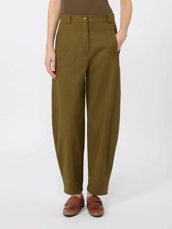 Max Mara: Casual Hosen online - Casual Hose - Hellbraun