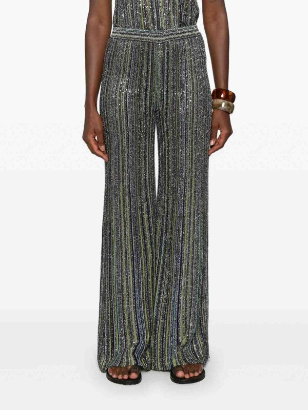 カジュアルパンツ - 緑 shop online: MISSONI