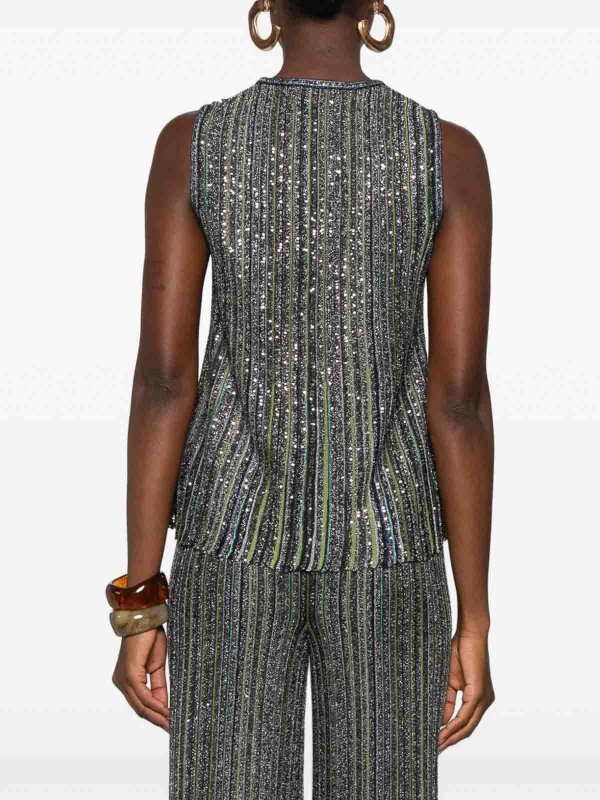 トップ/タンクトップ - 緑 shop online: MISSONI