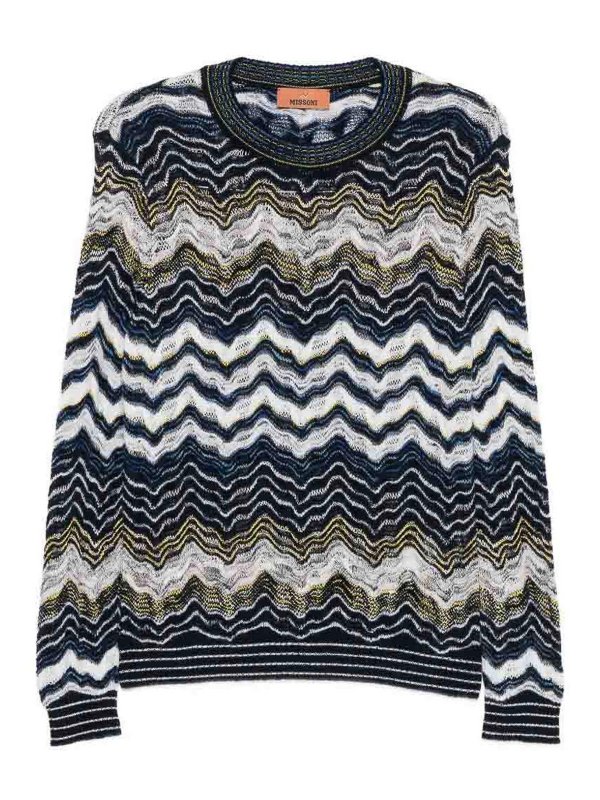 MISSONI: クルーネック - クルーネック - ライトブルー