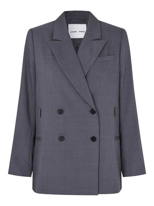 SAMSOE SAMSOE: Blazer - Blazer - Gris