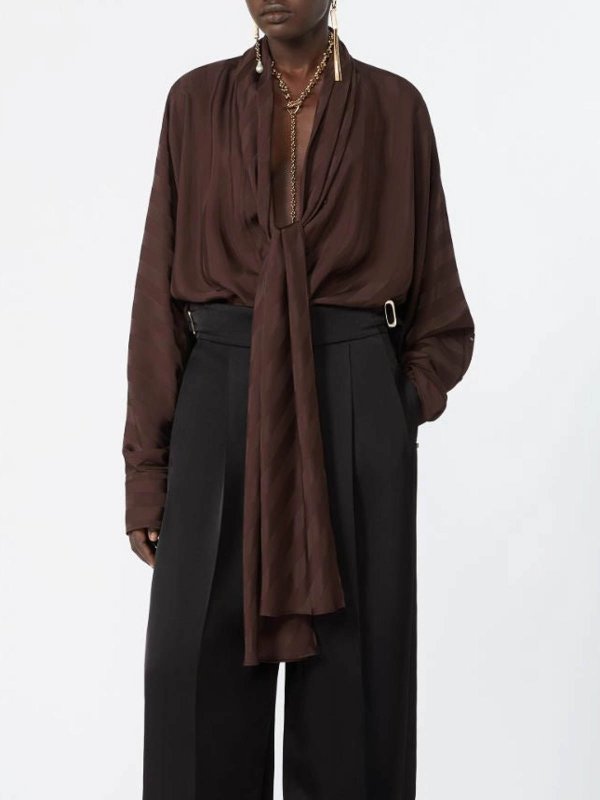 SPORTMAX: シャツ online - シャツ - ダークブラウン