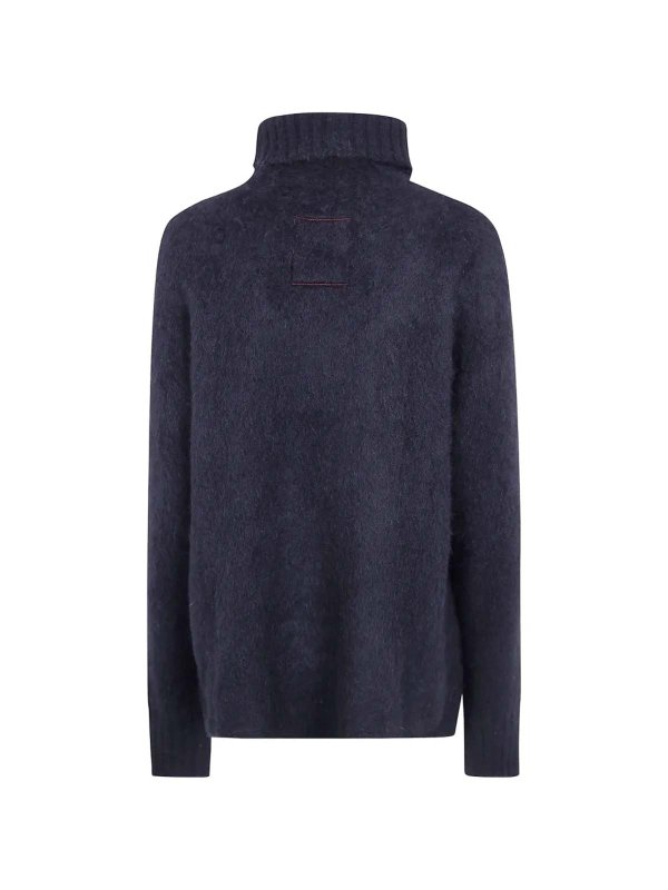 UMA WANG: Col roulé & Col polo online - Pull Col Roulé - Noir