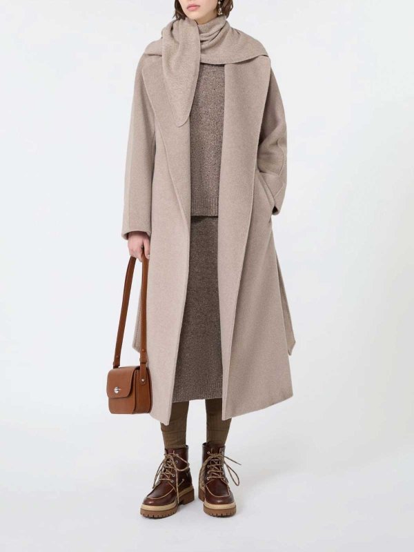 WEEKEND MAX MARA: ニーレングスコート online - 膝丈コート - ライトブラウン