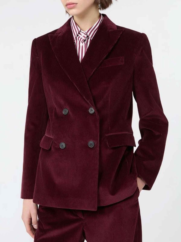 WEEKEND MAX MARA: ブレザー online - ブレザー - ダークレッド