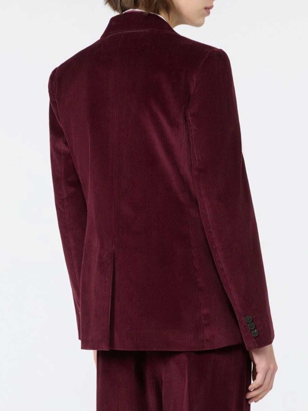 ブレザー - ダークレッド shop online: WEEKEND MAX MARA