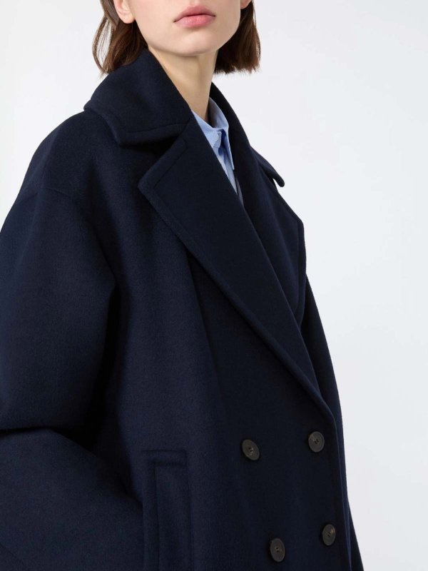 The Best Shops WEEKEND MAX MARA: ニーレングスコート - 膝丈コート - ダークブルー