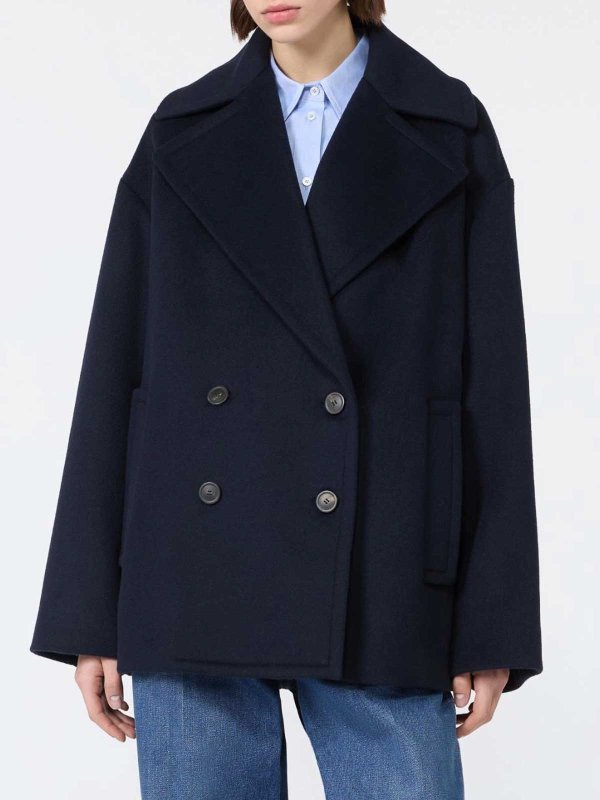 WEEKEND MAX MARA buy online 膝丈コート - ダークブルー