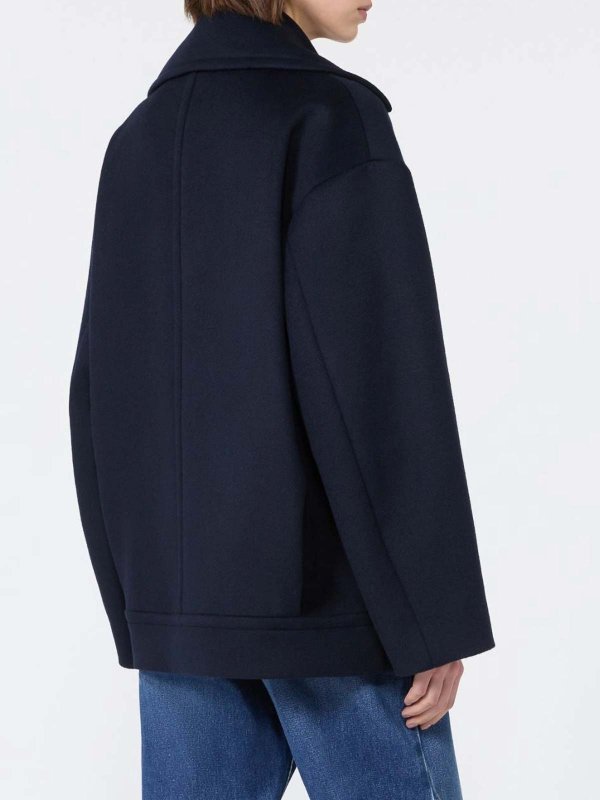 The Best Shops WEEKEND MAX MARA: 膝丈コート - ダークブルー