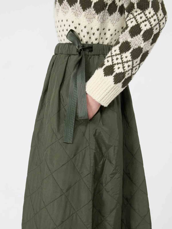 膝丈/ミディスカート - ライトブラウン shop online: WEEKEND MAX MARA