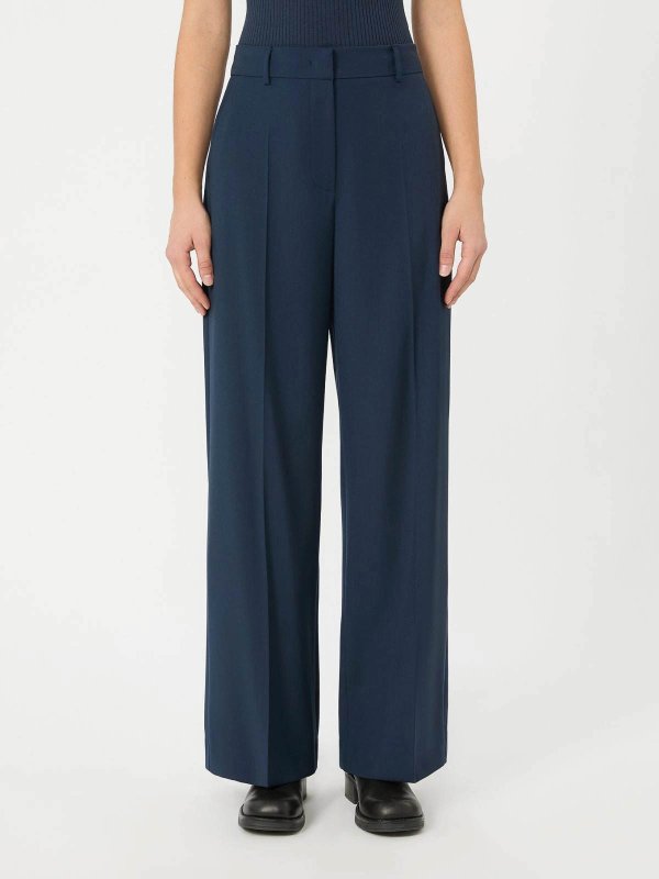 The Best Shops WEEKEND MAX MARA: カジュアルトラウザー - カジュアルパンツ - ブルー