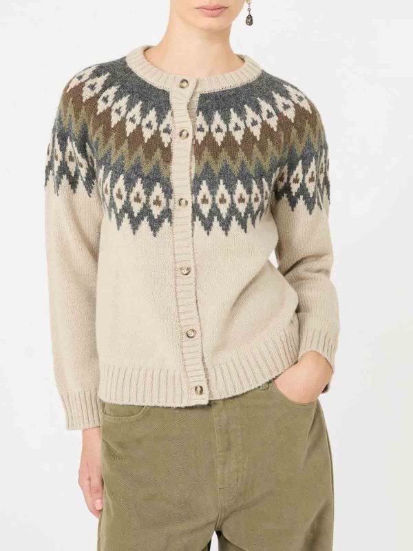 The Best Shops WEEKEND MAX MARA: カーディガン - カーディガン - マルチカラー