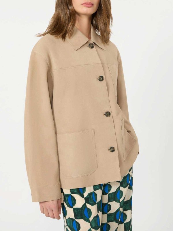 The Best Shops WEEKEND MAX MARA: casual jackets - Beige Ghiera Jacket