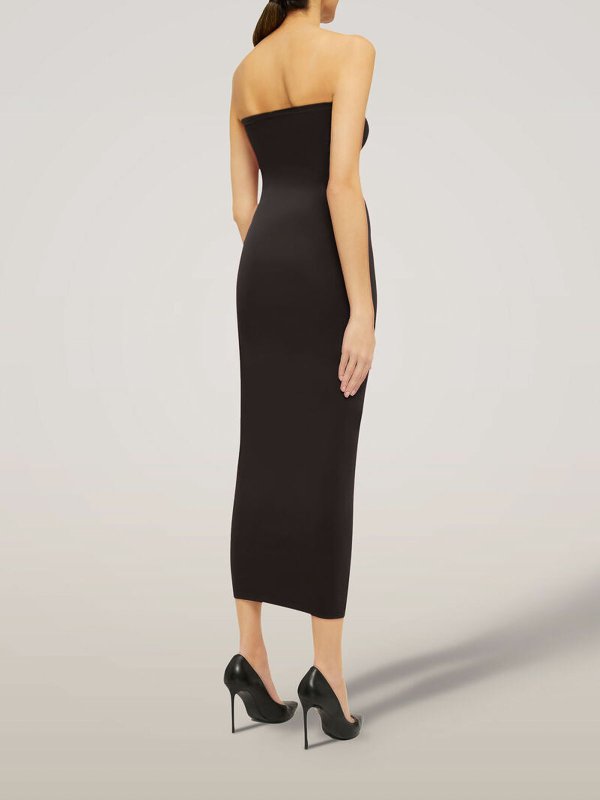 膝丈ドレス - ブラウン shop online: WOLFORD