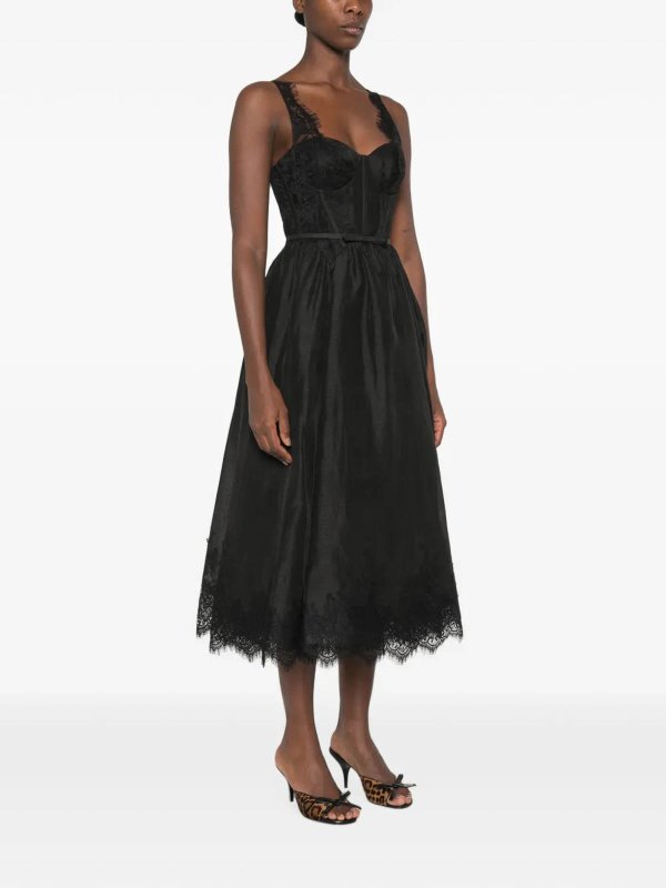 The Best Shops ZIMMERMANN: ニーレングスドレス - 膝丈ドレス - 黒