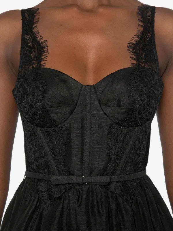 膝丈ドレス - 黒 shop online: ZIMMERMANN