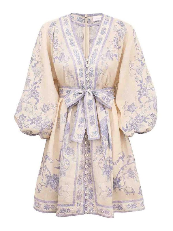 ZIMMERMANN: ショートドレス - ショートドレス - クリーム