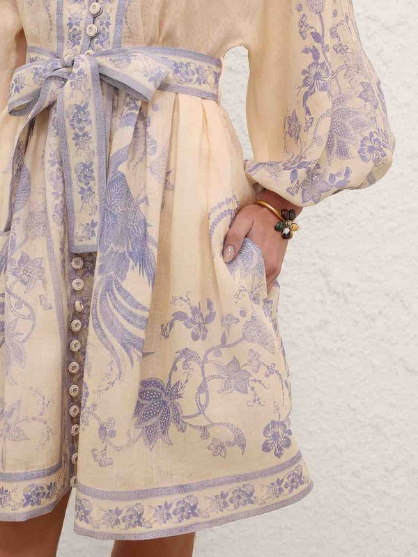 ZIMMERMANN: ショートドレス online - ショートドレス - クリーム