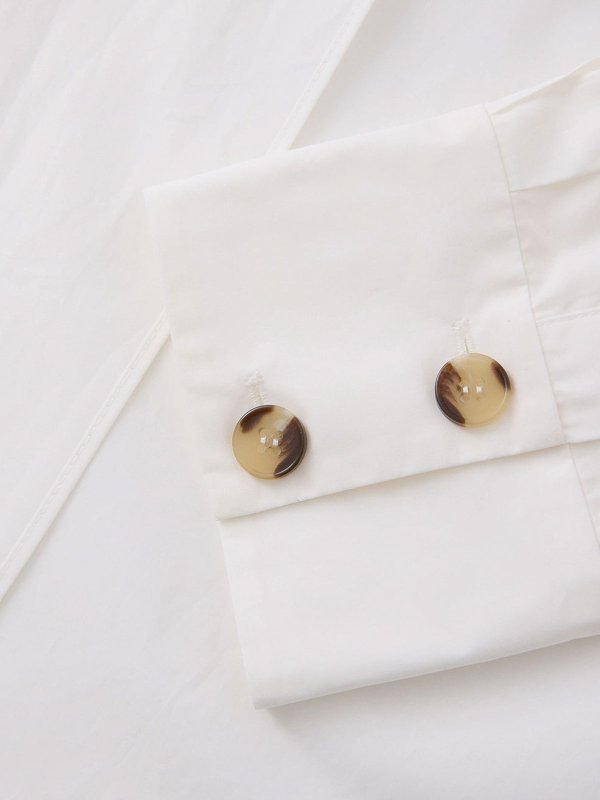 Camicia Oversized Ivory shop online: ZIMMERMANN