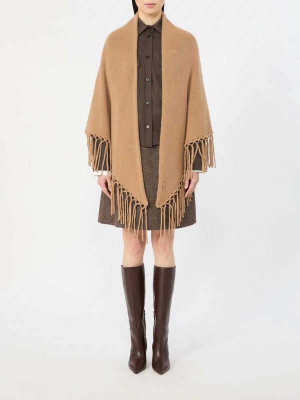 WEEKEND MAX MARA: scarves online - Tornado Camel Cape